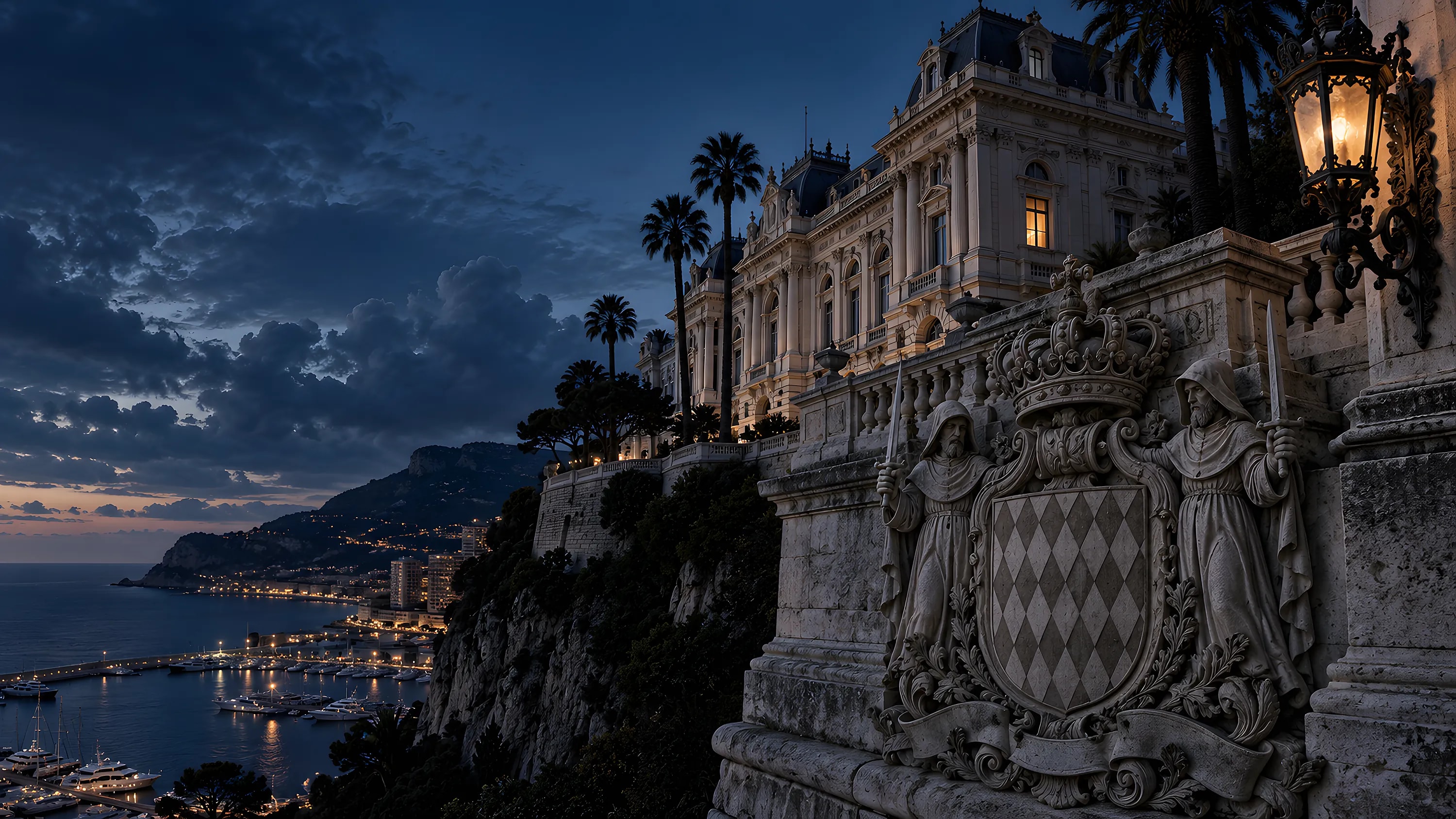 Belle-Époque-Palast über dem Hafen von Monaco, Objekttyp der Immobilienbewertung im Fürstentum Monaco